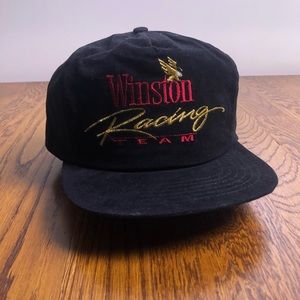 Winston Racing Team Suede Snapback Baseball Hat